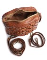Campomaggi - Borsa piccola a tracolla in pelle intrecciata