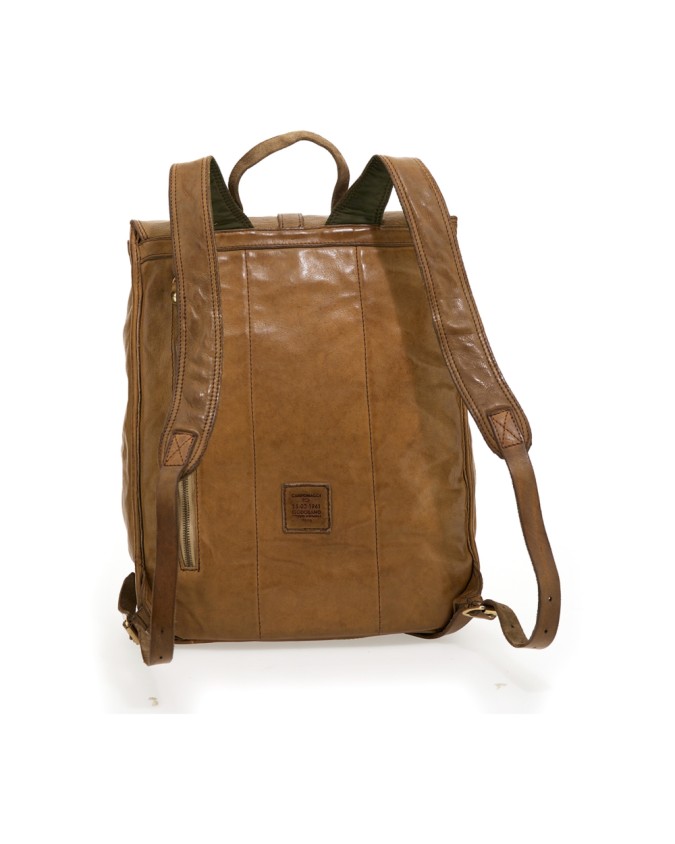 Campomaggi - Zaino in pelle porta pc 13'' con patta