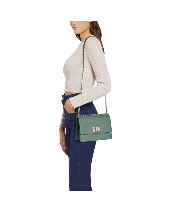 Furla - Borsa 1927 con tracolla in pelle stampata