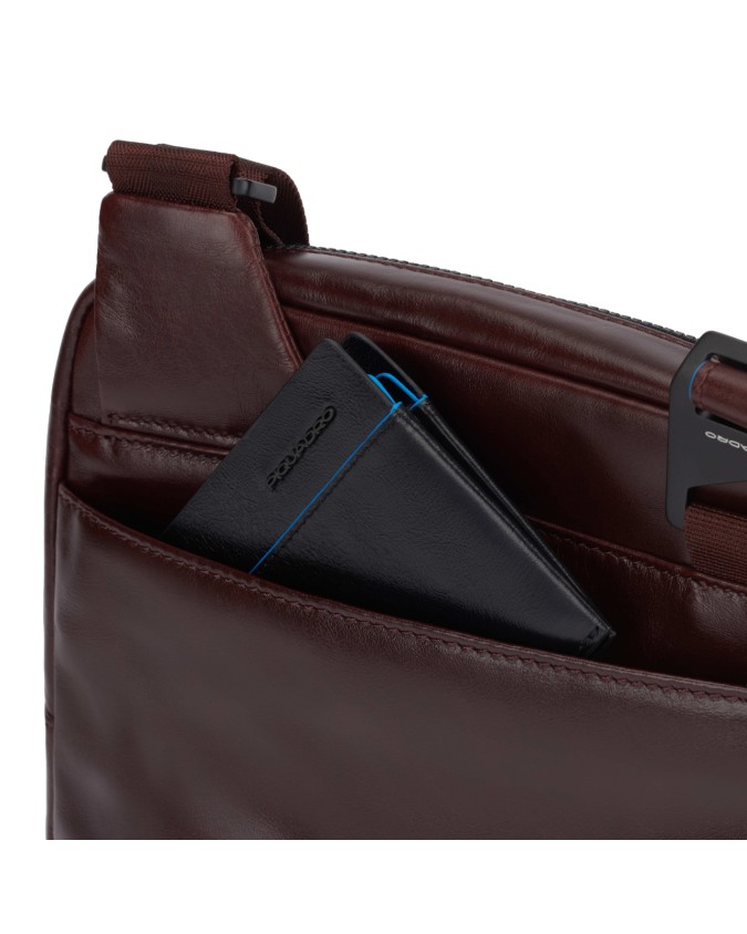Piquadro - Borsello porta iPad® con tasca per Connequ Blue Square
