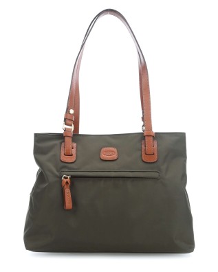  Bric's - Borsa a Spalla Tre Scomparti in Nylon X-Bag