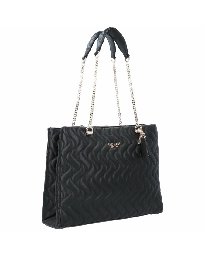 Guess - Borsa a spalla in poliuretano trapuntato Eco Mai