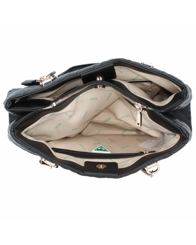 Guess - Borsa a spalla in poliuretano trapuntato Eco Mai