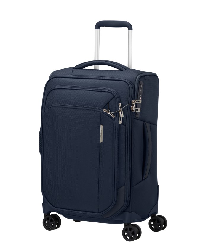 Samsonite - Trolley cabina in tessuto riciclato espandibile 4 ruote 55cm Respark
