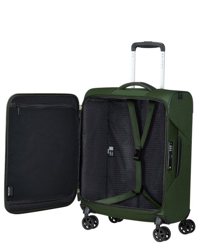Samsonite - Trolley cabina 55 cm 4 ruote in poliestere Litebeam