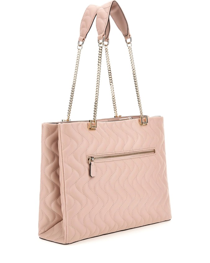 Guess - Borsa a spalla in poliuretano trapuntato Eco Mai
