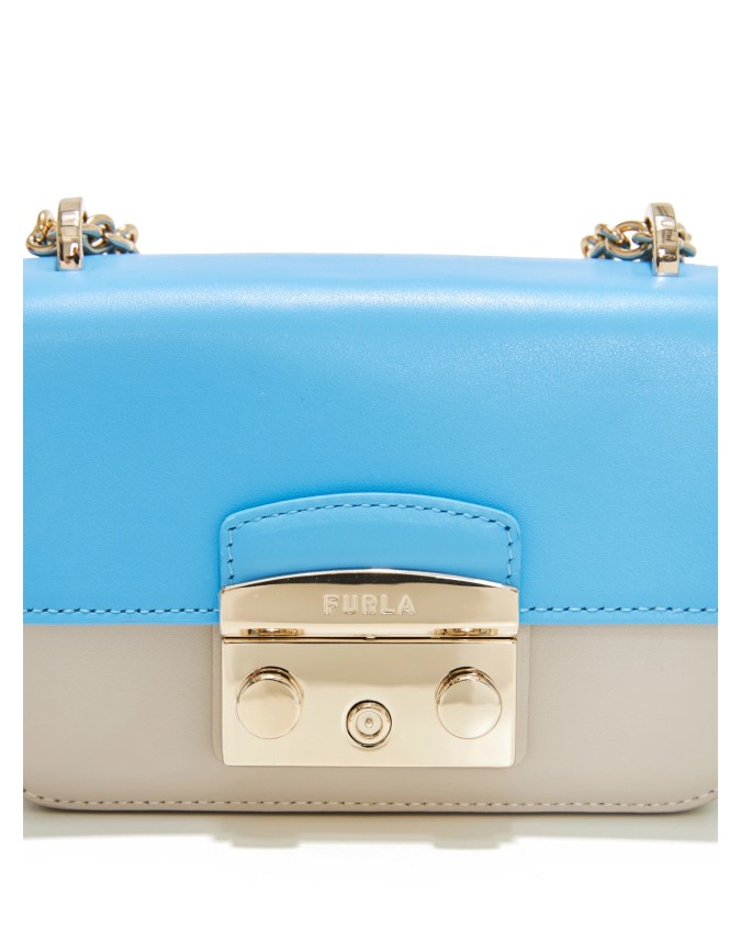 Furla - Borsa a tracolla in pelle Mini Metropolis