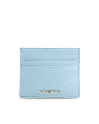 Coccinelle - Porta carte di credito in pelle Metallic Soft