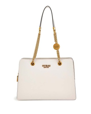 Guess - Borsa a spalla in ecopelle con doppio scomparto Iseline 2