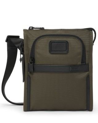 Tumi - Borsa a tracolla uomo slim in nylon balistico Alpha 3