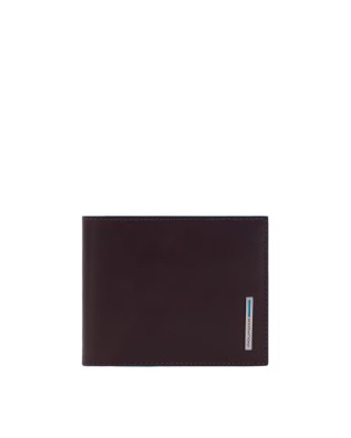 Piquadro -  Portafoglio uomo con portamonete e porta carte di credito Blue Square