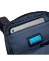 Piquadro - Borsello porta iPad Mini in pelle e tessuto