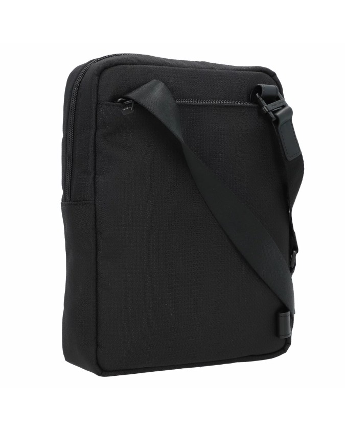 Piquadro - Borsello uomo porta iPad in pelle e tessuto