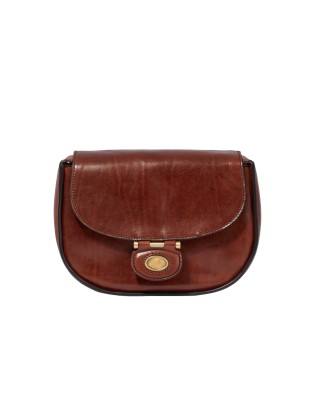 The Bridge - Borsa a tracolla in pelle con patta Dora