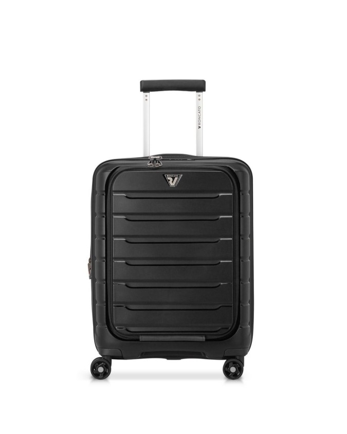 Roncato - Trolley cabina Rigido 55 cm 4 Ruote con tasca frontale Butterfly