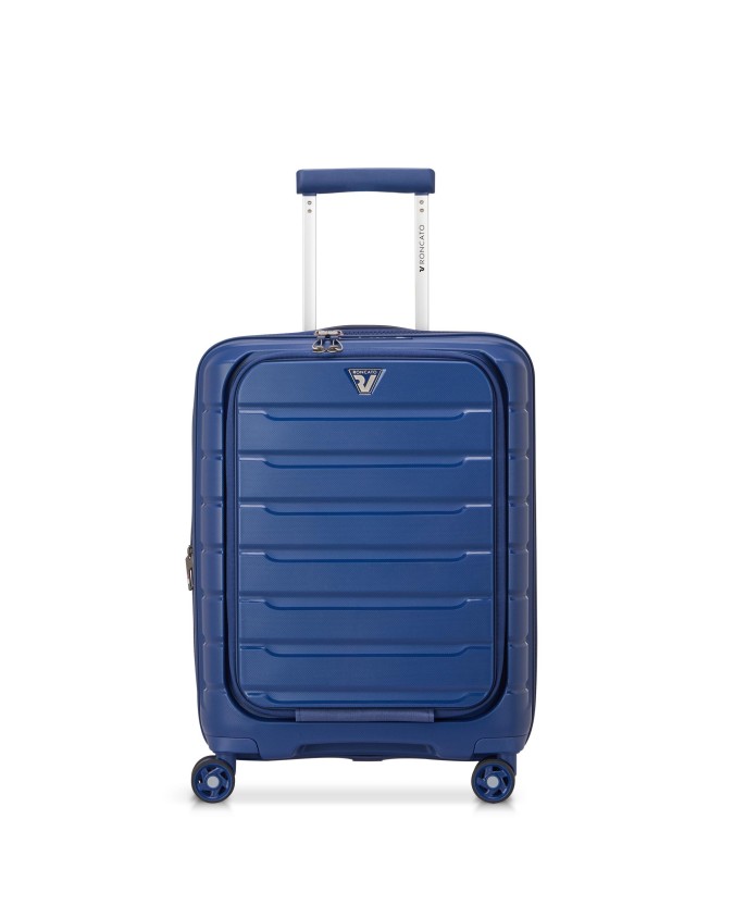 Roncato - Trolley cabina Rigido 55 cm 4 Ruote con tasca frontale Butterfly