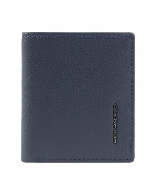 Piquadro - Portafoglio uomo verticale in pelle RFID