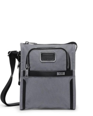 Tumi - Borsa a tracolla uomo slim in nylon balistico Alpha 3 2