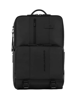  Piquadro - Zaino in pelle porta pc 15,6" con schienale