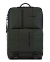 Piquadro - Zaino in pelle porta pc 15,6" con schienale
