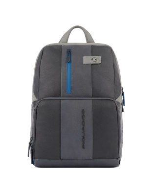 Piquadro - Zaino  in pelle porta PC 14'' e porta iPad...