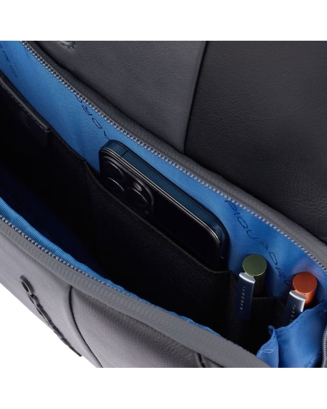 Piquadro - Urban-Rucksack aus Leder mit Fach für einen