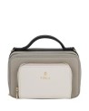  Furla - Borsa a tracolla in pelle bicolore mini Camelia