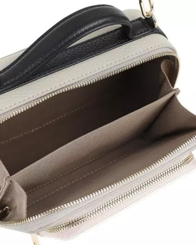  Furla - Borsa a tracolla in pelle bicolore mini Camelia