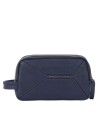 Piquadro - Men's Toiletry Bag with a Zipper Closure