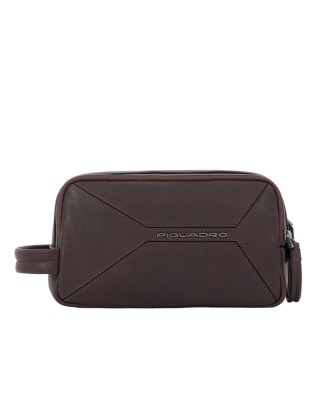  Piquadro - Beauty-case Uomo con chiusura con zip