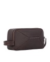 Piquadro - Men's Toiletry Bag with a Zipper Closure