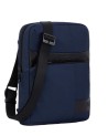  Piquadro - Borsello uomo porta iPad in pelle e tessuto