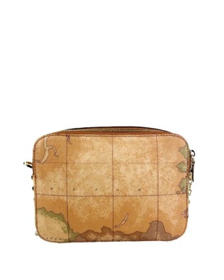 Alviero Martini Prima Classe - Borsa piccola a tracolla in tessuto goffrato Geo Classic 2