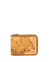 Alviero Martini Prima Classe - Portafogli in tessuto stampato con cartina geografica Geo Classic