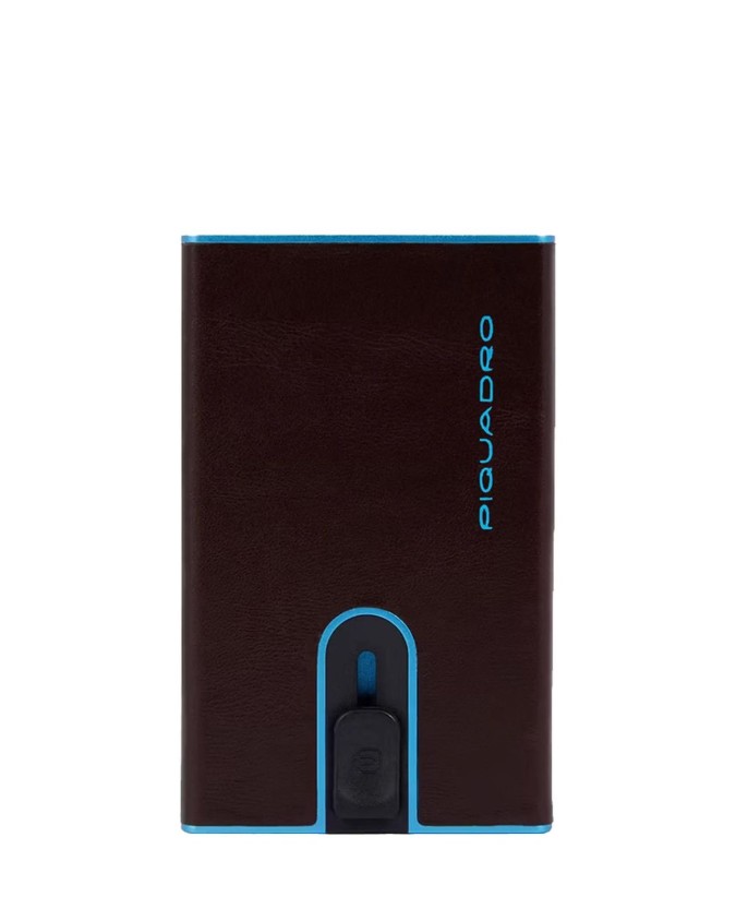 Piquadro - Slim leather and metal...
