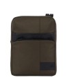  Piquadro - Borsello uomo porta iPad in pelle e tessuto