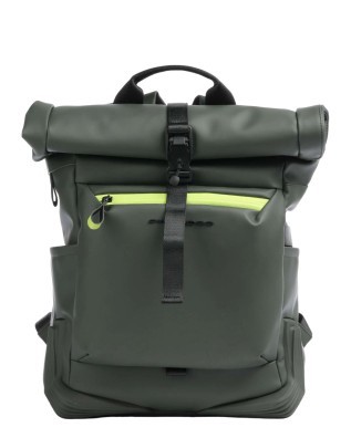 Piquadro - Zaino Roll-Top Porta Pc 15.6'' in Tessuto