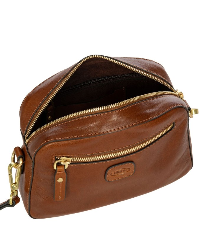  Bric's - Borsa a tracolla piccola in pelle Volterra