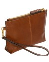 Bric's - Volterra leather pouch with removable handle