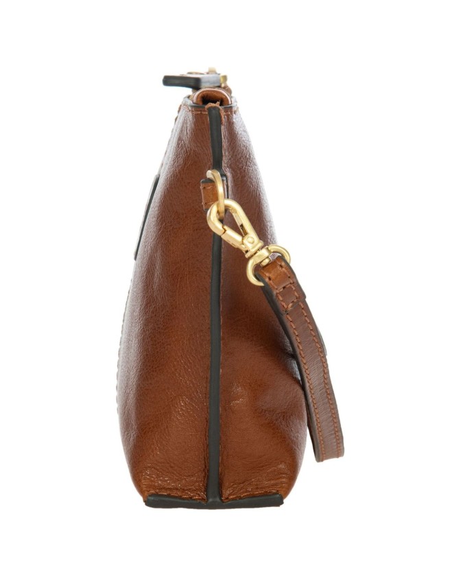 Bric's - Volterra leather pouch with removable handle