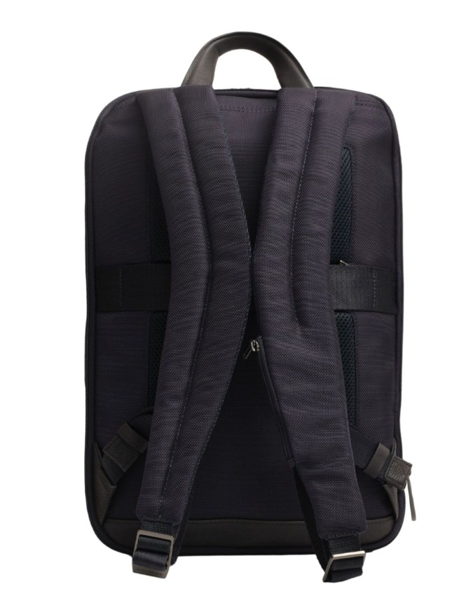 Piquadro - Slim fabric and leather...
