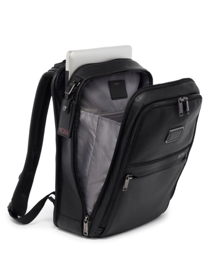 Tumi - Zaino uomo in pelle porta pc 14'' slim Alpha