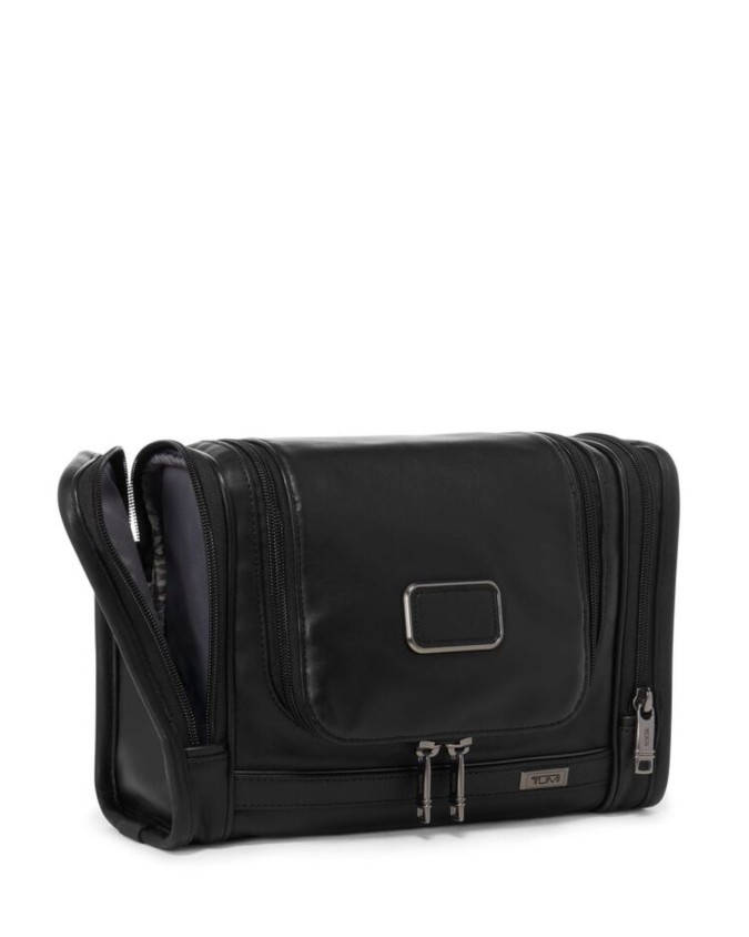 Tumi - Kit da viaggio in pelle con gancio interno Alpha