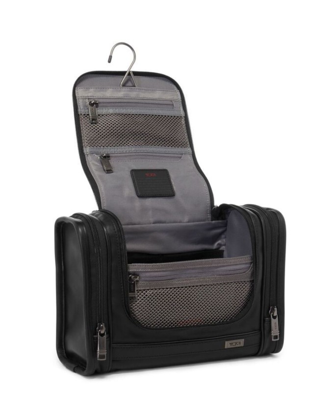 Tumi - Kit da viaggio in pelle con gancio interno Alpha