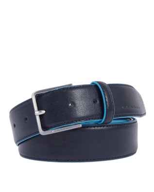 Piquadro - Cintura uomo in pelle 35 mm Blue Square