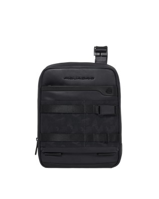 Piquadro - Borsello a tracolla uomo in pelle per iPad® modulare