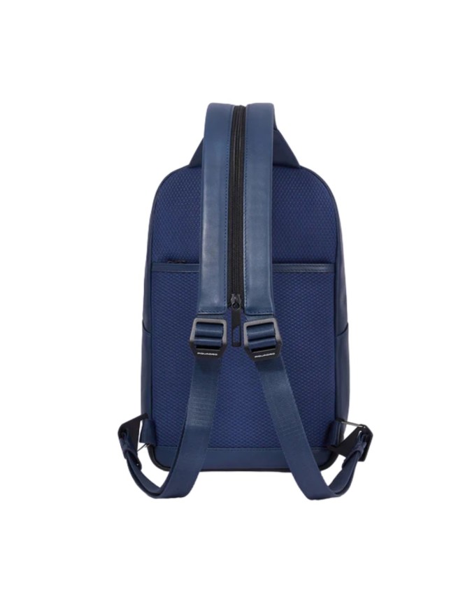  Piquadro - Monospalla in pelle per ipad® portabile a zaino