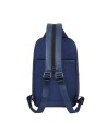 Piquadro - Leather single-shoulder bag for iPad® that can be