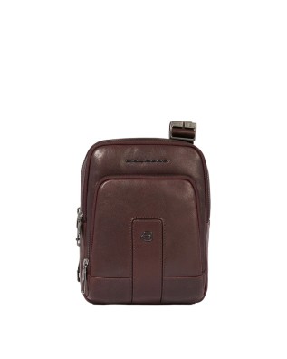 Piquadro - Borsello uomo in pelle a due scomparto porta ipad®mini RFID Carl