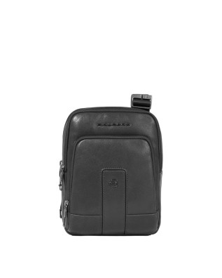 Piquadro - Borsello uomo in pelle a due scomparto porta ipad®mini RFID Carl
